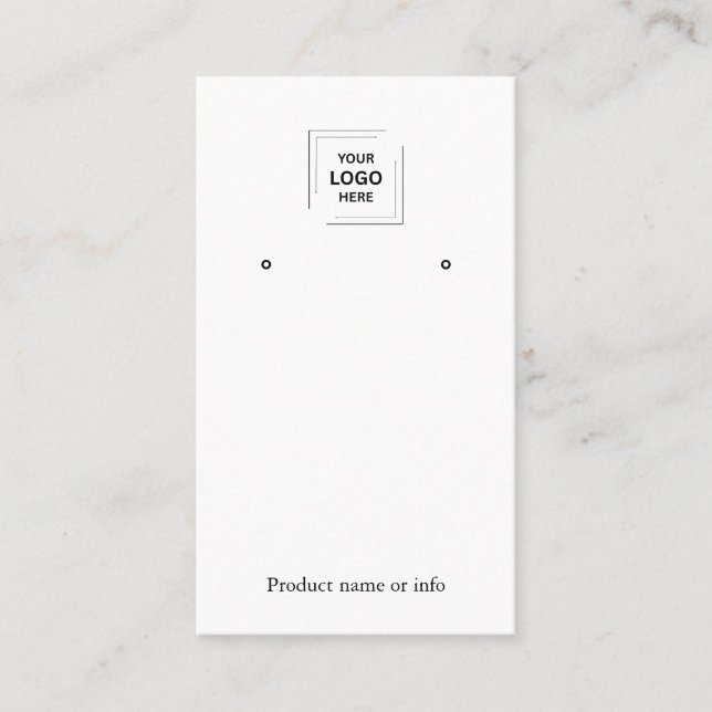 Visite Carte de Présentation de Bijoux pour Boucle d'Orei (Devant)