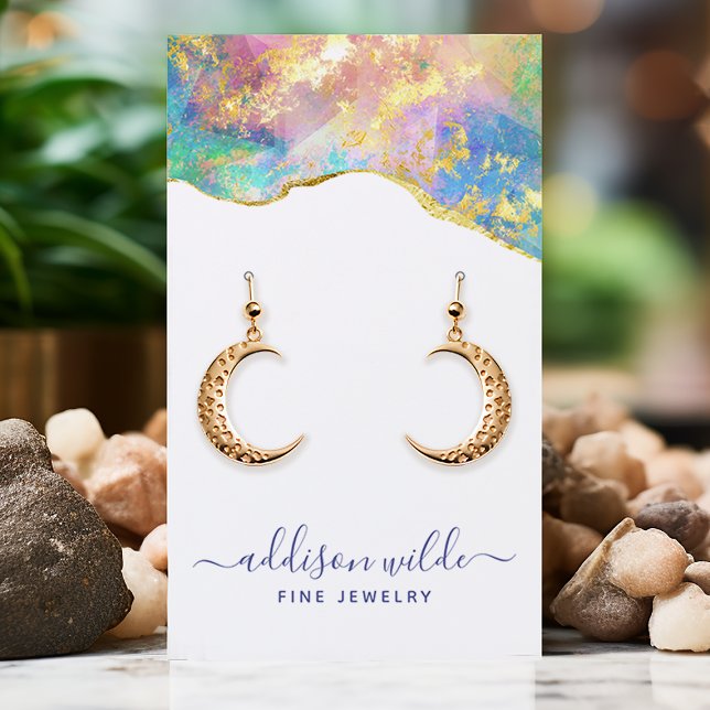 Visite Carte de présentation de boucles d'oreilles en pie (Créateur téléchargé)