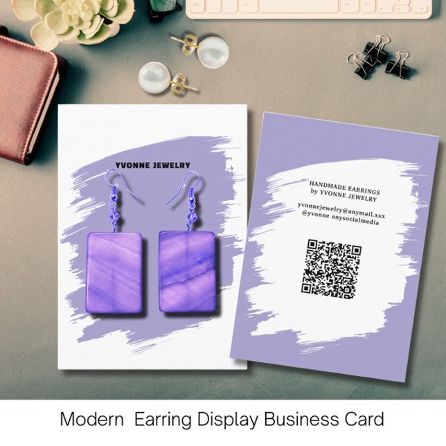 Visite Carte de Présentation de Boucles d'Oreilles Modern (Créateur téléchargé)