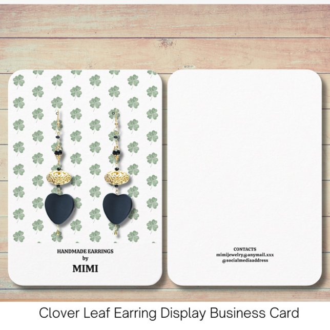 Visite Carte de Présentation de Boucles d'Oreilles Modern (Créateur téléchargé)