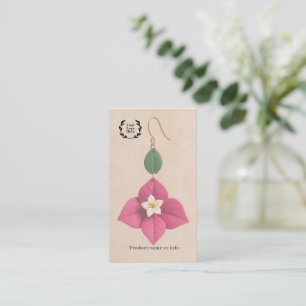 Visite Carte de Présentation de Boucles d'Oreilles   Prés