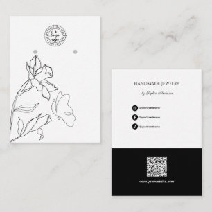 Visite Carte de Présentation Élégante et Minimaliste de B