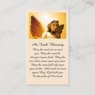 Visite Carte de prière Angel Sympathy