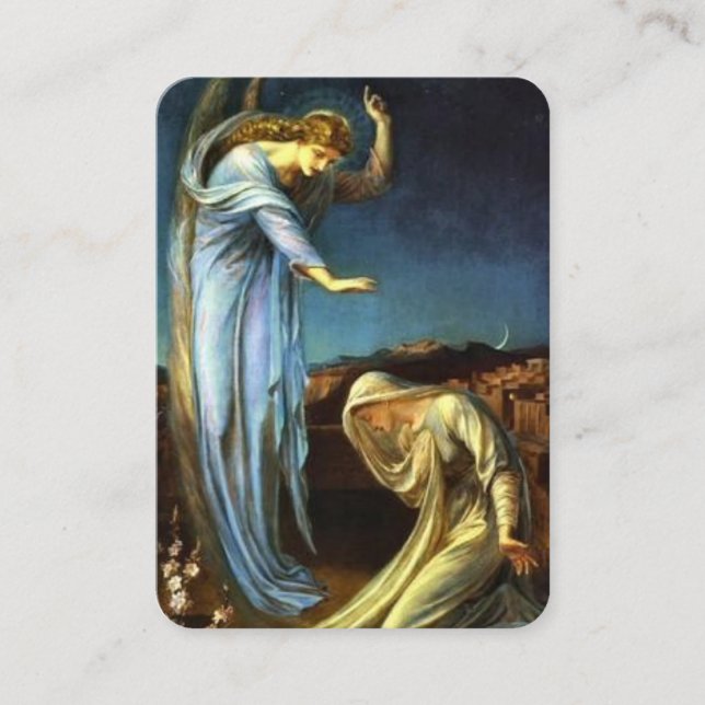Visite Carte de prière Annonciation et Angelus (Devant)