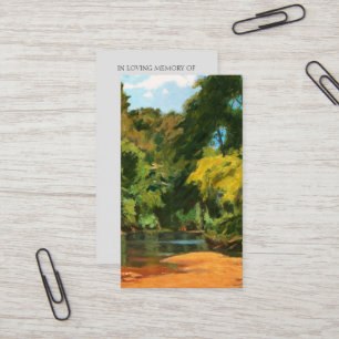 Visite Carte de prière commémorative