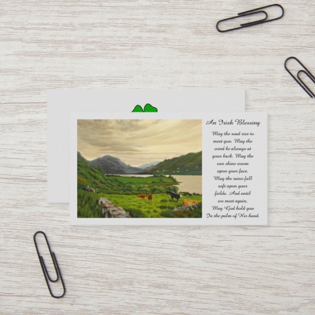 Visite Carte de prière commémorative de sympathie (Devant/Arrière en situation)