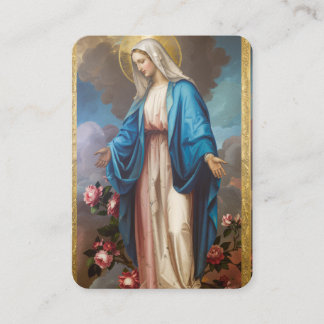 Visite Carte de prière de Marie, carte de prière catholiq