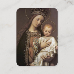 Visite Carte de prière du Rosaire de la Sainte-Reine