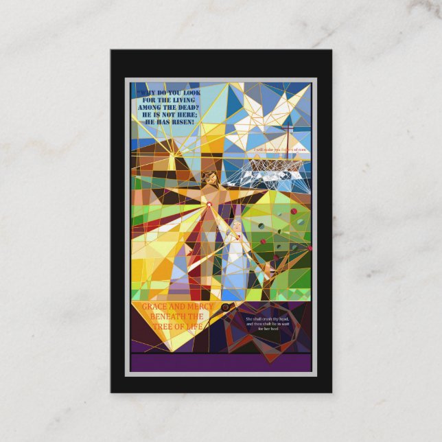 Visite Carte de prière Jésus (Devant)