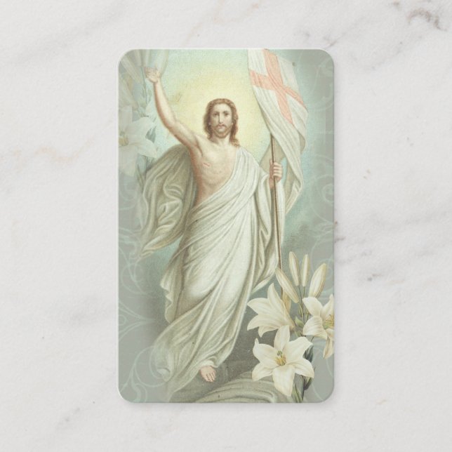 Visite Carte de prière religieuse de Pâques (Devant)