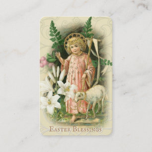 Visite Carte de prière religieuse de Pâques