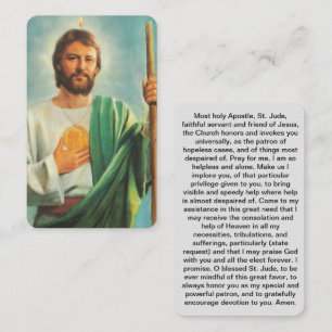 Visite Carte de prière St. Jude : Gabi après les heures