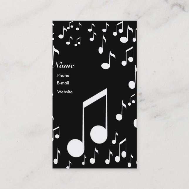 Visite Carte de profil (Devant)