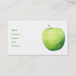 Visite Carte de profil Apple verte