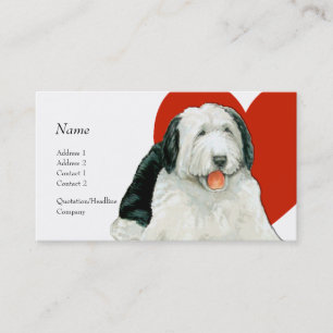 Visite Carte de profil - chien de berger