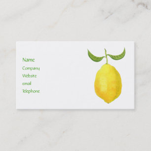 Visite Carte de profil citron