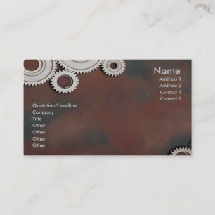 Visite Carte de profil Cogs