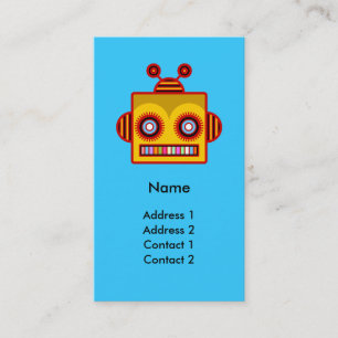 Visite Carte de profil d'amusement de robot d'abeille