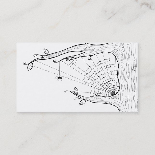 Visite Carte de profil d'arbre d'araignée (Devant)