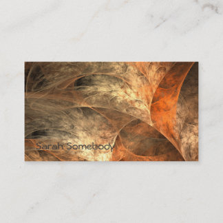 Visite Carte de profil d'art de fractale de richesse