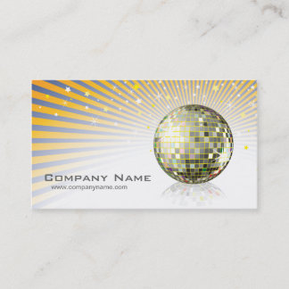 Visite Carte de profil de boule de disco