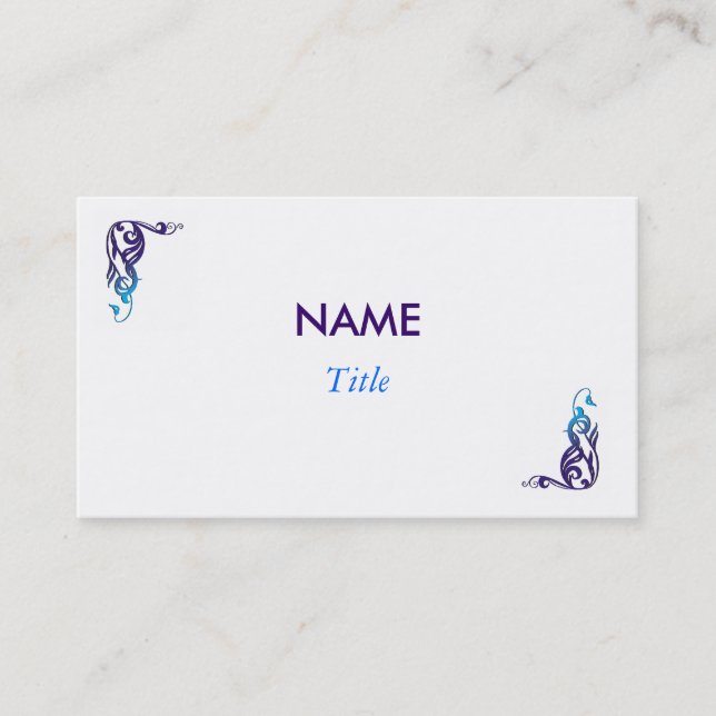 Visite Carte de profil de concepteur (Devant)