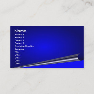 Visite Carte de profil de courbe de page