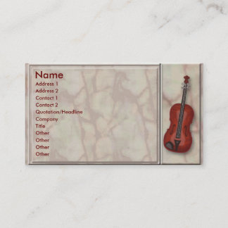 Visite Carte de profil de musique classique