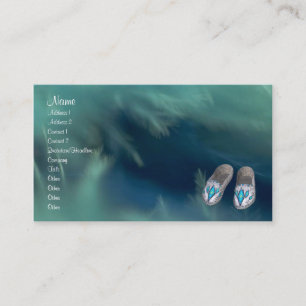 Visite Carte de profil de Natif américain