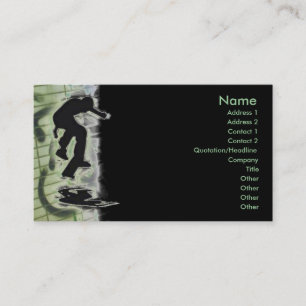 Visite Carte de profil de patineur