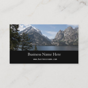 Visite carte de profil de photographie du parc national d