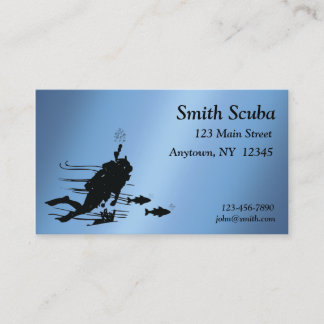 Visite Carte de profil de scaphandre
