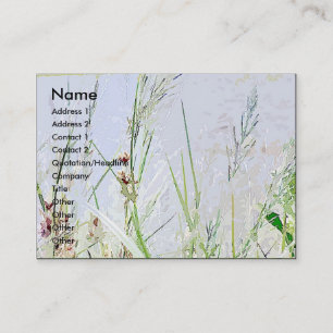 Visite Carte de profil d'herbes de Digitals