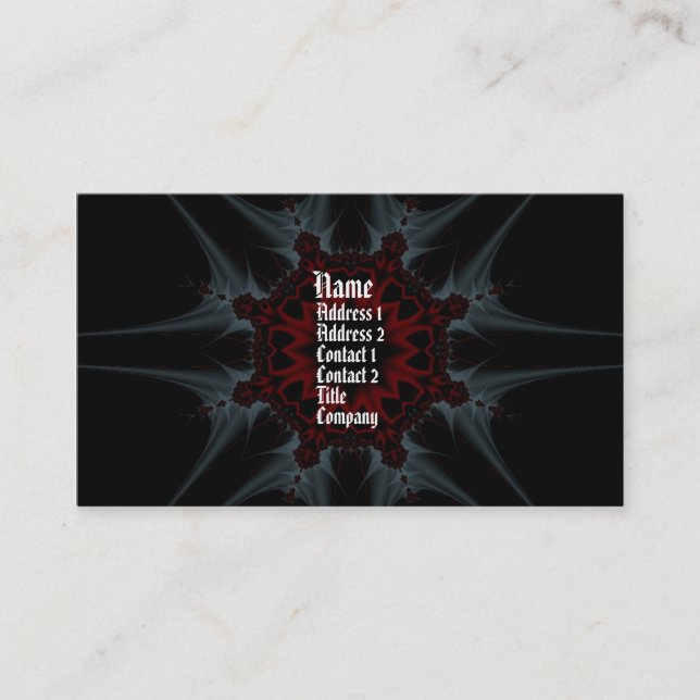 Visite Carte de profil d'imaginaire fractal Gothica (Devant)