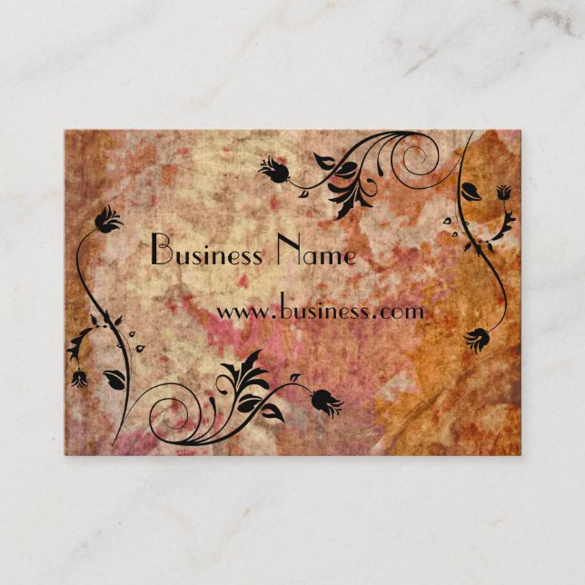 Visite Carte de profil Entreprise Papier Vieux Rustique   (Devant)