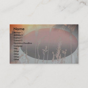 Visite Carte de profil exotique