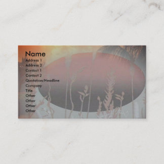 Visite Carte de profil exotique