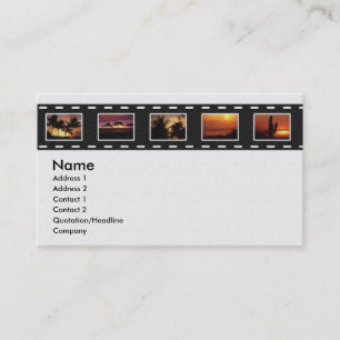 Visite Carte de profil Filmstrip