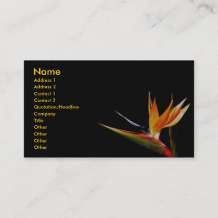 Visite Carte de profil Fleur sauvage