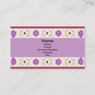 Visite Carte de profil Floral Deco