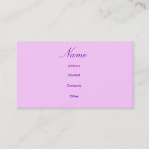 Visite Carte de profil Heather