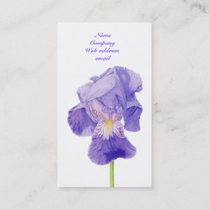 Visite Carte de profil Iris Purple