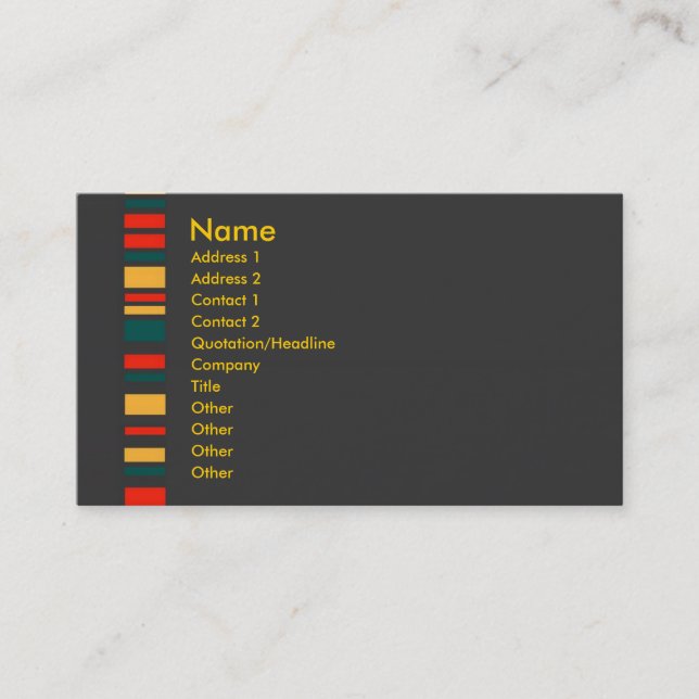Visite Carte de profil Jiao #3 (Devant)