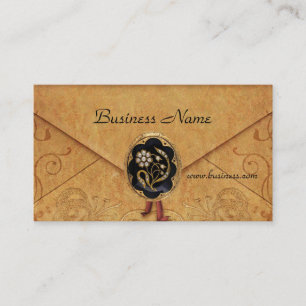 Visite Carte de profil Joyau d'enveloppes d'antiquités po