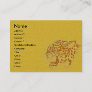 Visite Carte de profil Leopard