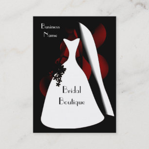 Visite Carte de profil Mariée Robe Boutique Entreprise 2