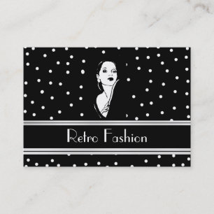Visite Carte de profil Mode Rétro Vintage 2