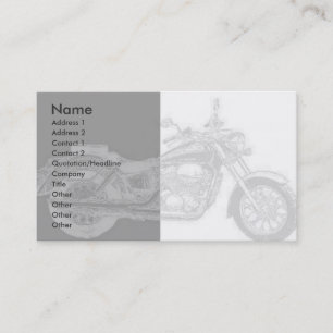 Visite Carte de profil moto