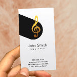 Visite Carte de profil musicien Symbole de musique modern<br><div class="desc">Carte de profil musicien Symbole de musique moderne.</div>