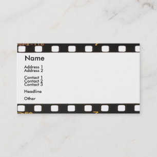 Visite Carte de profil négative